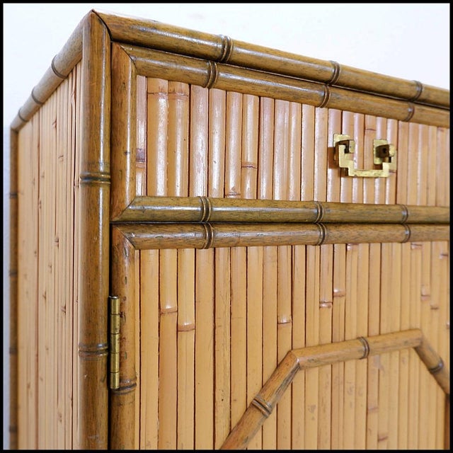 Vintage Bamboo Buffet, 1960s For Sale - Image 12 of 17