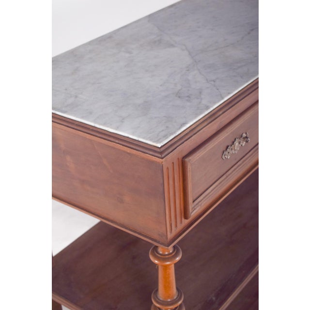 Brown Antique Portuguese Henry II Carving Cabinet, 1920s For Sale - Image 8 of 12