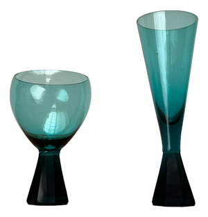 Mid-Century German Drinking Glasses from Karl Friedrich Glas, 1960s, Set of 2