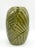 Late 20th Century Vintage Boho Chic Green Ceramic Leaf Vase For Sale - Image 5 of 9