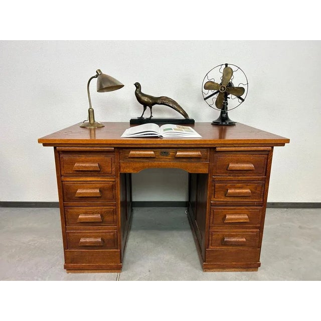 Art Deco Office Writing Table, 1930s For Sale - Image 3 of 10
