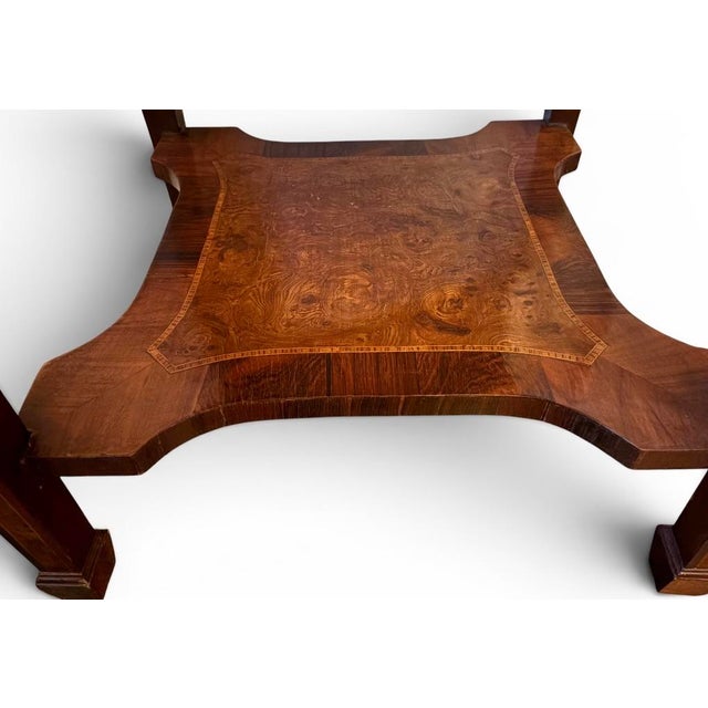 Late 19th Century Victorian Rosewood Handkerchief Envelope Game or Card Table For Sale - Image 9 of 10