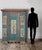 Alpine Blue Floral Painted Cupboard For Sale - Image 16 of 18
