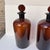 Apothecary Jars in Amber Glass, Spain, 1940s, Set of 2 For Sale - Image 12 of 18
