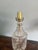 Vintage Hollywood Regency Cut Crystal & Brass Table Lamp For Sale - Image 4 of 9