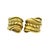 1980s Pair of Barry Kieselstein-Cord 1982 Omega Collection 18k Green Gold Scroll Earrings For Sale - Image 9 of 13