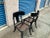 Pair of Robsjohn Gibbings style Klismos dining chairs. The chairs are made of alder and ready to enjoy. The chairs have...