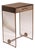 Small Desk with Glass Sides, Italy, Mid-20th Century For Sale
