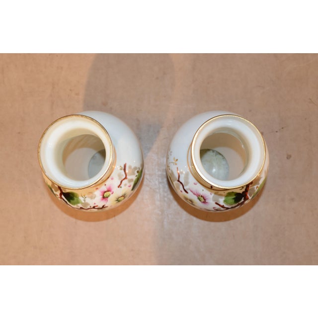 Pair of Late 19th C Opaline Glass Vases For Sale In Greensboro - Image 6 of 7