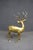 Mid-Century Modern Solid Brass Deer Sculpture For Sale - Image 3 of 8
