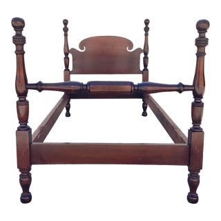 Antique Twin Size Poster Cannonball Bed For Sale
