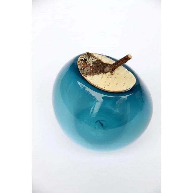 Contemporary Aqua Branch Vase by Pia Wüstenberg For Sale - Image 3 of 6