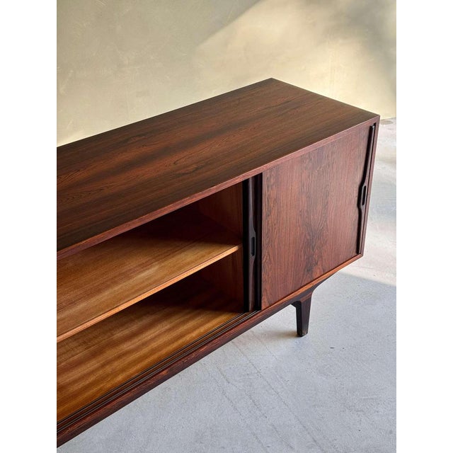 Wood Danish Sideboard in Teak For Sale - Image 7 of 14
