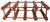 Mid-Century Modern Mid 20th Century Danish Modern Architectural Teak Wine Rack Four Bottles For Sale - Image 3 of 9