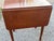 American Antique Drop Leaf Side Table With Two Drawers For Sale - Image 10 of 11