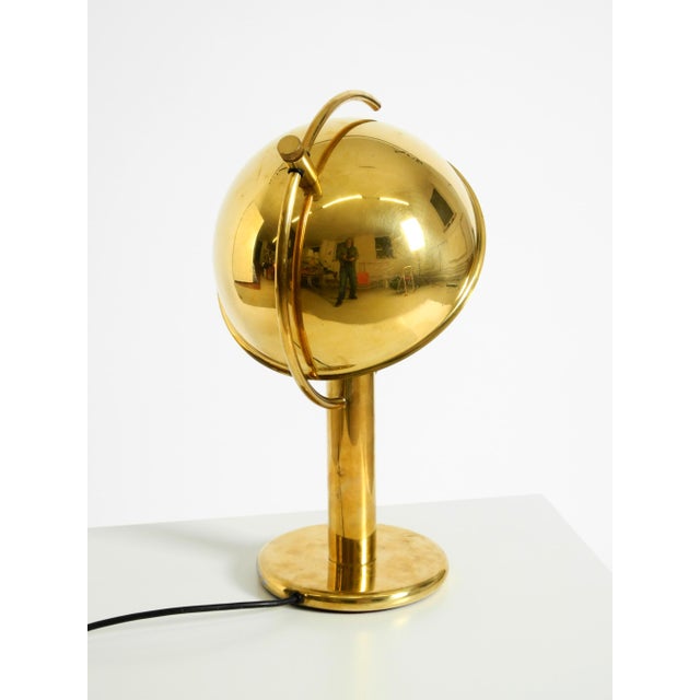 Large Vintage Brass Table Lamp from Gebrüder Cosack, 1970s For Sale - Image 9 of 18