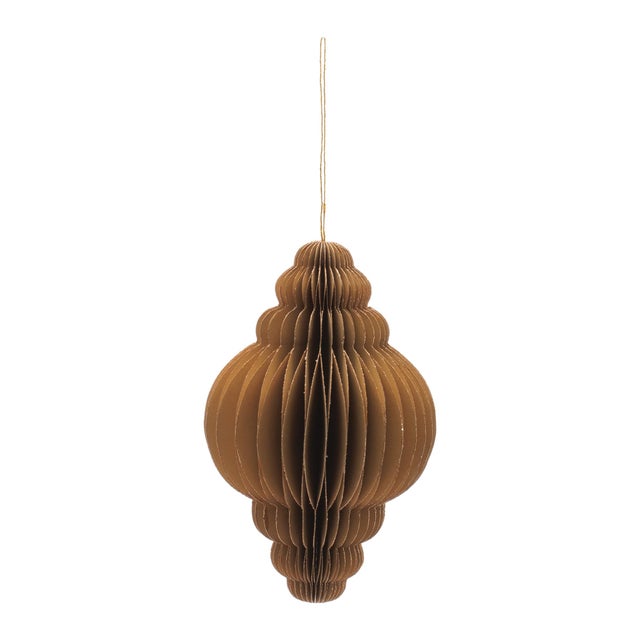 Bring a modern, elegant touch to your holiday décor with this Paper Drop Ornament Set. Crafted from lightweight paper,...