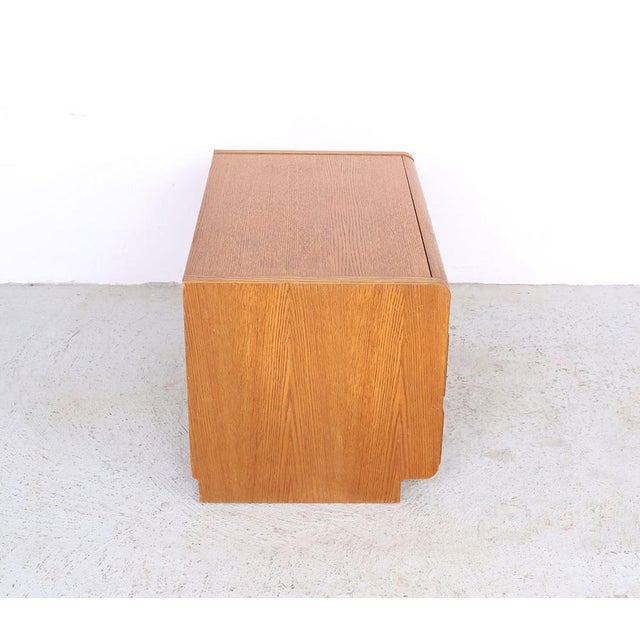 Vintage Oak Bedside Tables from Moser, Germany, 1970s, Set of 2 For Sale - Image 12 of 16