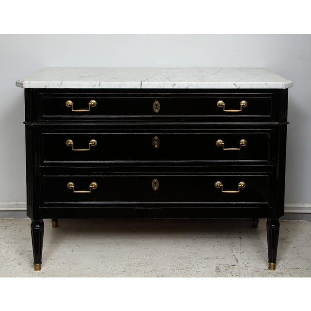 Directoire-Style Commode With Marble Top For Sale - Image 13 of 13