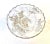 Pretty silver overlay glass round footed dish from the 1960's. Silver overlay glass was developed by German artisan...