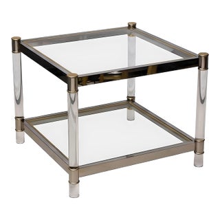 Mid Century Modern Coffee Table, Maison Jansen Style For Sale