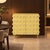 Butter Yellow 90-Sphere Murano Glass Cabinet with Brass Legs from Justfurnituress SRL For Sale - Image 6 of 9