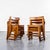 Exceptionally rare and early low school hall stacking children’s chairs. Made in Oak and Ash with single bar backstops....