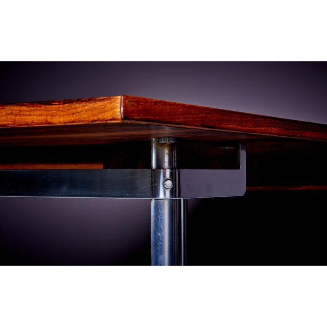 Large Extendable Dining Table in Rosewood attributed to Hans J. Wegner, Denmark, 1960s For Sale - Image 16 of 18