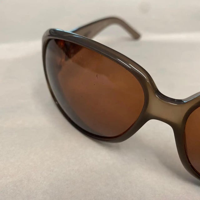 Glass 1980s Vintage Oversized Italian Sunglasses by Gucci For Sale - Image 7 of 10