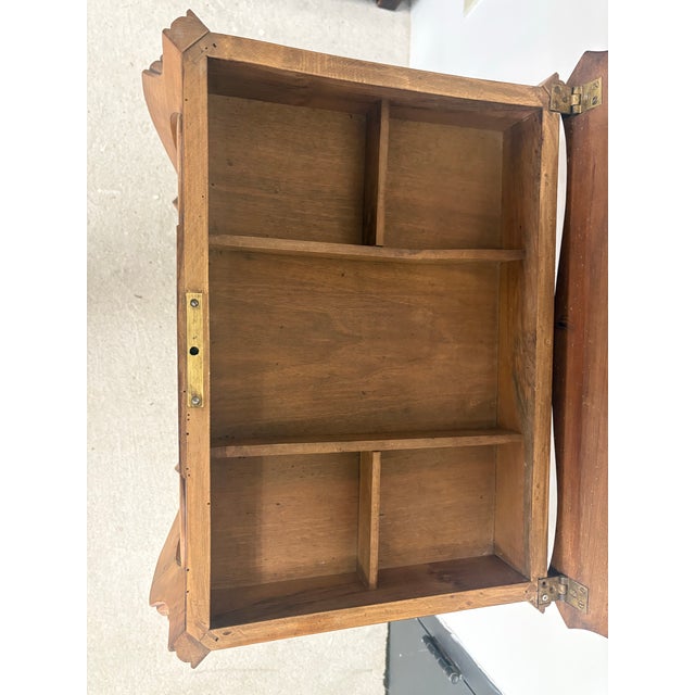 French Napolean III Inlaid Work Table, Late 19th Century For Sale - Image 4 of 7