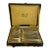 Antique Majorelle Nancy French Art Deco Boxed Pastry Set 12 Forks Silver Plate Made in France 1930s For Sale