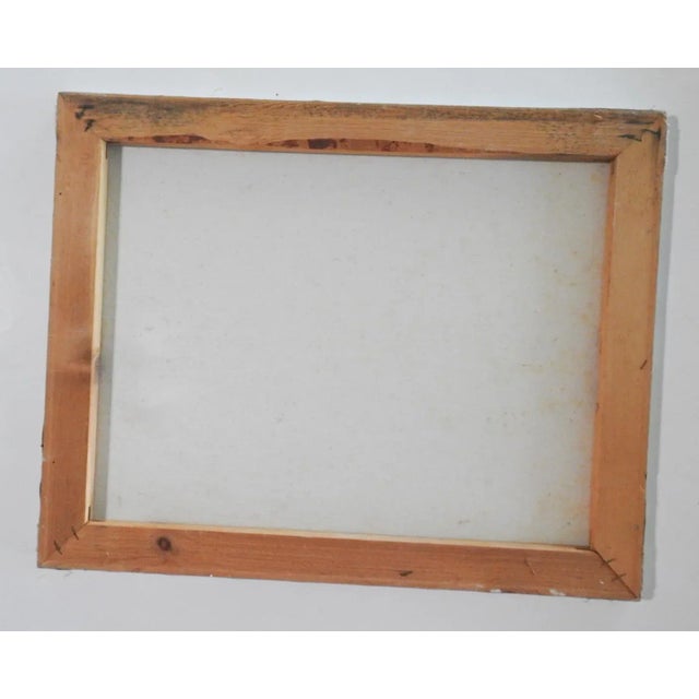 Textile Late 20th Century Impressionist Misty Landscape Painting For Sale - Image 7 of 7