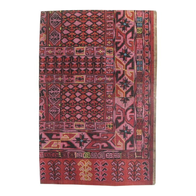Antique French Textile Design For Sale