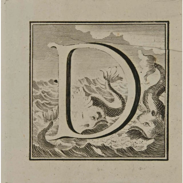 Letter of the Alphabet Q, from the series "Antiquities of Herculaneum", is an etching on paper realized by Luigi...