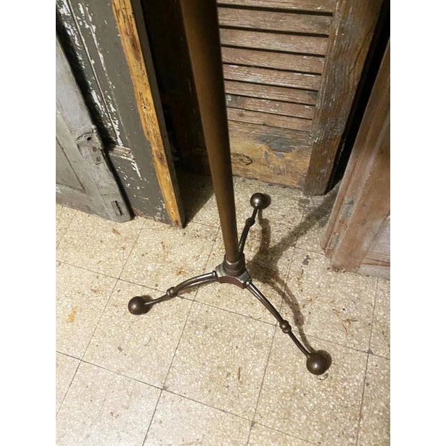 Brown Barbers Mirror with Stand, 1920s For Sale - Image 8 of 9