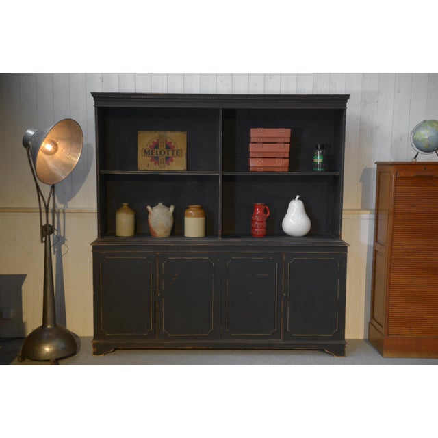 Wood Vintage Black Dresser, 1960s For Sale - Image 7 of 12