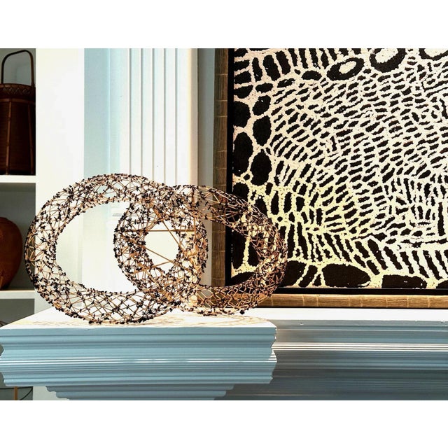 Black Japanese Bamboo Art Sculpture Kawashima Shigeo Soul's Trance For Sale - Image 8 of 12