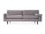 Scandinavian Helsinki Grey Velour Sofa For Sale - Image 12 of 12