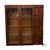 Brown Vintage Lane Staccato Collection Brutalist Style Mahogany Bookcase / Storage Cabinet For Sale - Image 8 of 10