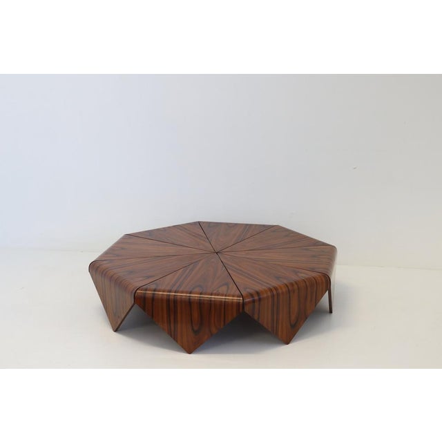 Wood Vintage Brazilian Pétala Table by Jorge Zalszupin, 1954 For Sale - Image 7 of 18