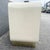 Cream Postmodern Cream Gloss Laminate Waterfall Dresser With Gold Accents For Sale - Image 8 of 8