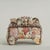Lofty vintage lidded box ambitiously handcrafted in a lush composition of exotic seashells throughout with a felt lined...