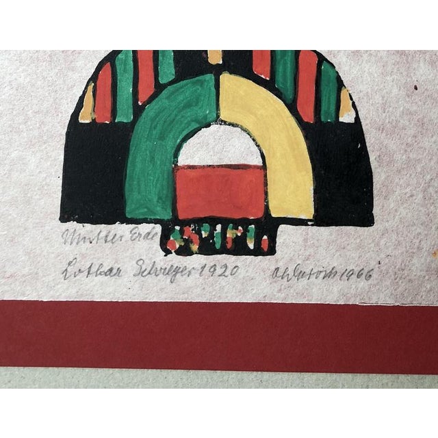 Lothar Schreyer, Mutter Erde, 1920, Woodcut For Sale - Image 4 of 5