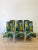 Metal Vintage 1970s Set of 6 Milo Baughman X Jack Lenor Larsen Floral Upholstered Dining Chairs Mid Century Modern For Sale - Image 7 of 10