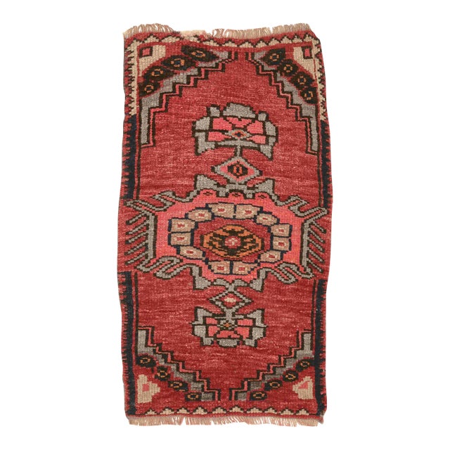 Vintage Decorative Turkish Rug For Sale