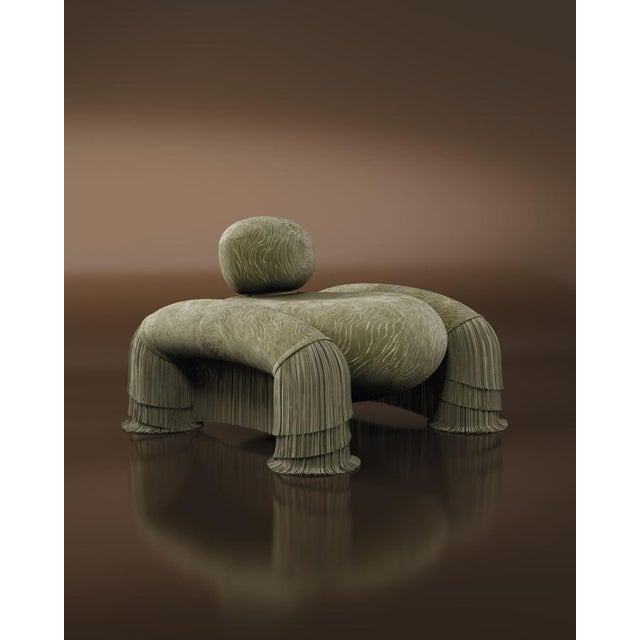 Contemporary Odessa Armchair by Ottiu For Sale - Image 3 of 18