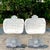 Enhance your outdoor living area with this pair of Vintage Cast Concrete Outdoor Lounge Chairs. American-style design...