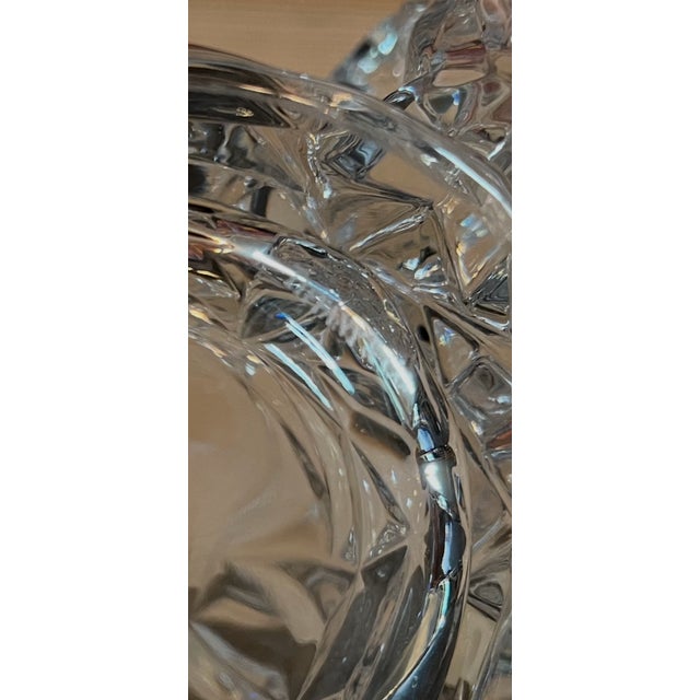 1980s Tiffany & Co. "Ice Rock" Cut Crystal Glass Beer Mugs Pair For Sale - Image 10 of 10