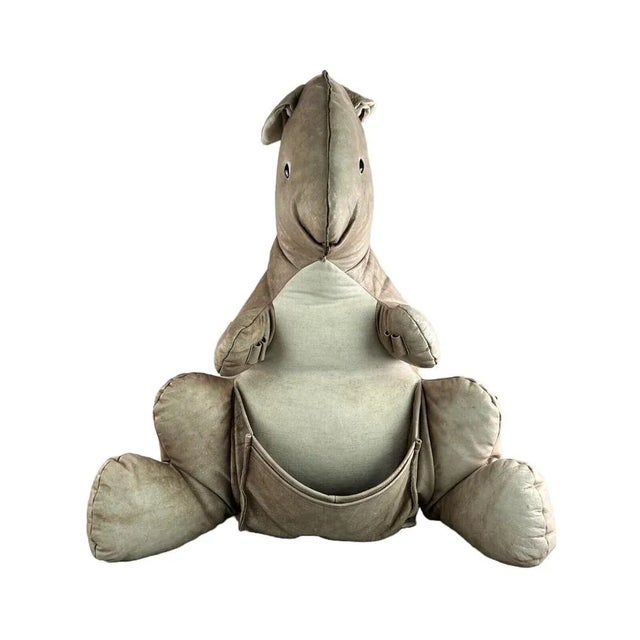 Vintage Kangaroo Newspaper Holder in Leather, 1960s For Sale - Image 12 of 13