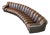 DS600 Non-Stop Snake Sofa in Brown Leather by Ueli Berger for de Sede, 1970s, Set of 16 For Sale